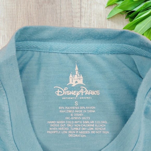 Disney Parks Sleeveless Top Girls Youth Small Blue Mickey Mouse Graphic Print - Picture 5 of 9